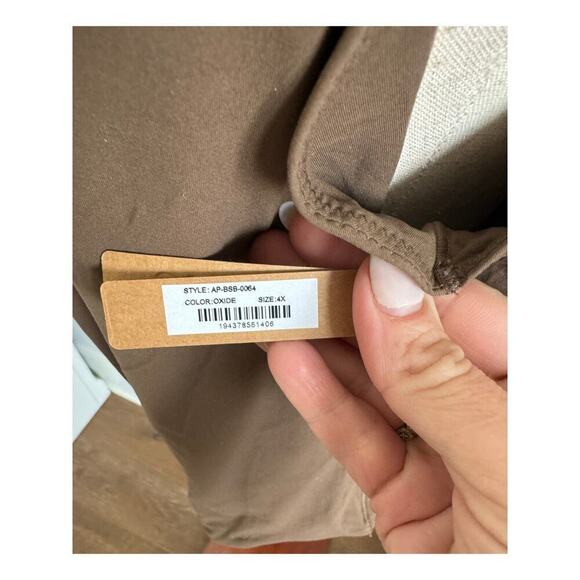 SKIMS NWTFits Everybody Sleeveless Mock Neck Bodysuit MICA - Size 4X - Picture 3 of 4